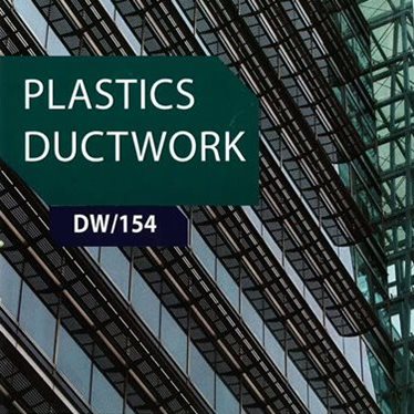 A picture of the cover of BESA's DW154, the UK standard for industrial fume extract plastic ductwork